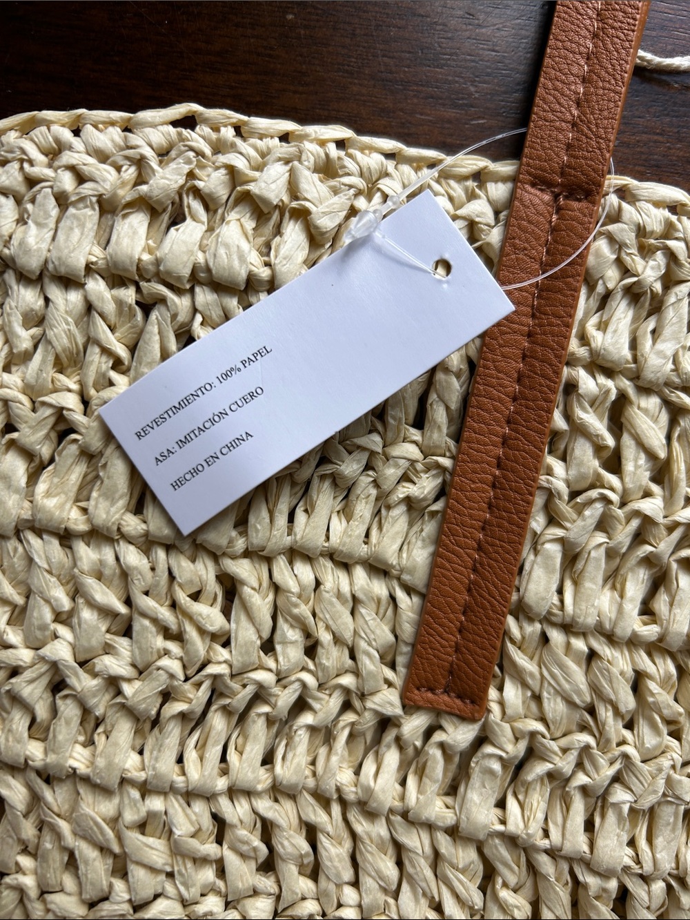 Women’s Woven Tote Bag - Picture 5 of 5